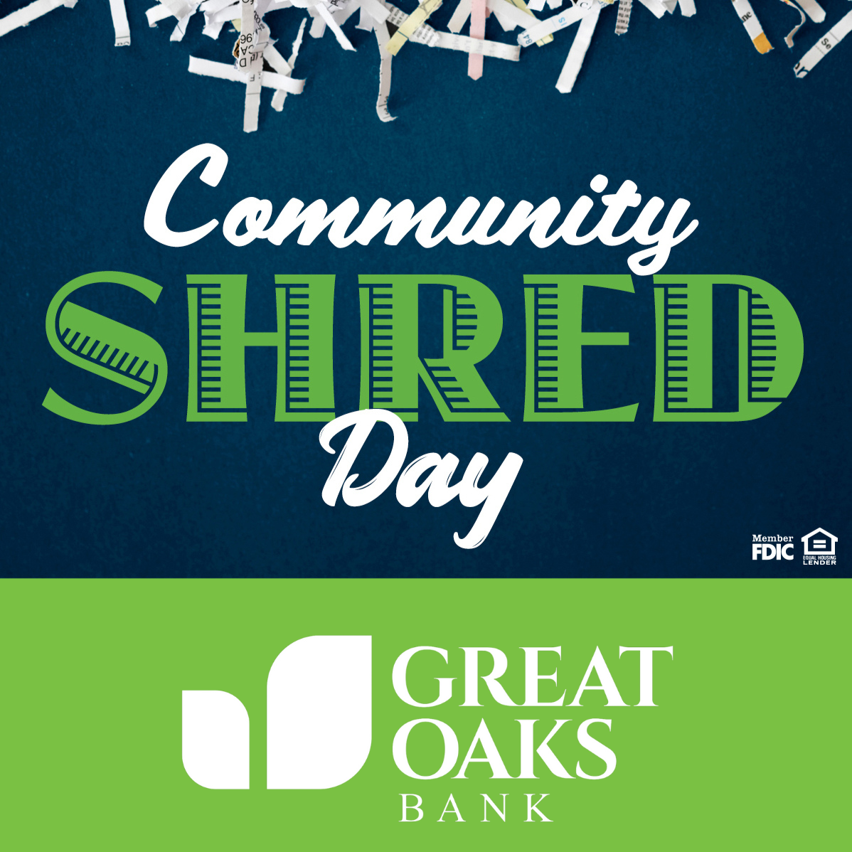 Photo for Great Oaks Bank Hosting Free Community Shred Day on April 17 